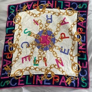 Celine Paris Small Cotton Scarf